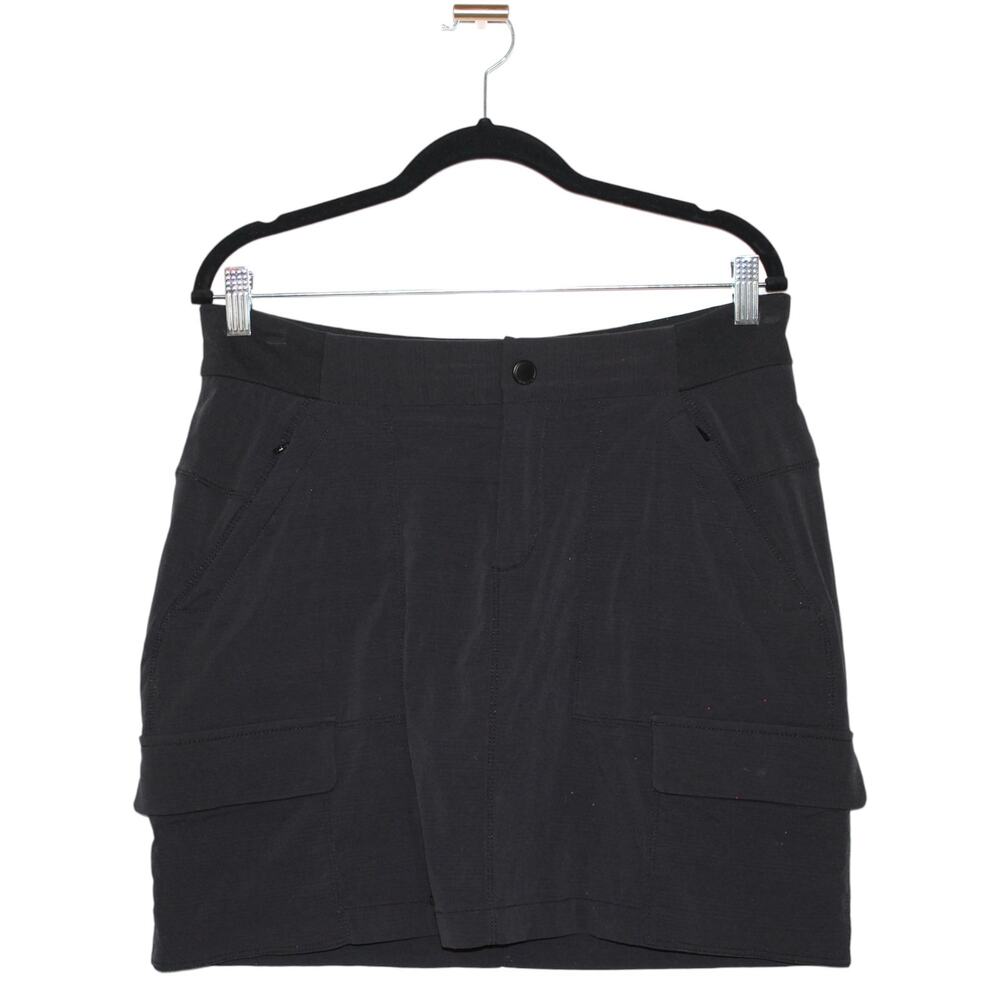 Athleta Trekkie Mini Skirt Black Mini Skort Size 10